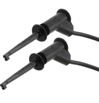 כבל בדיקה שחור - POMONA 4613 , HOOK ~ HOOK , 600MM POMONA