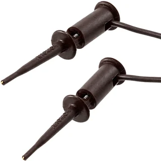 כבל בדיקה שחור - POMONA 5301 , HOOK ~ HOOK , 600MM POMONA