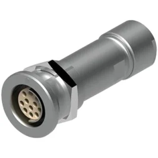 מחבר FISCHER - נקבה לפנל - 4 מגעים - +DK 104 037-130 FISCHER CONNECTORS