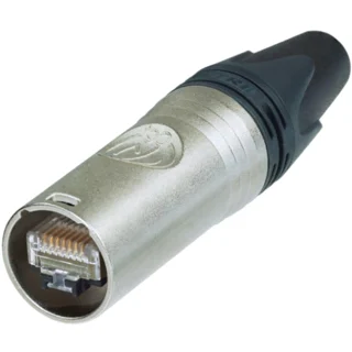 מחבר תעשייתי RJ45 - זכר ללחיצה לכבל - ME8MX6 - CAT6A NEUTRIK