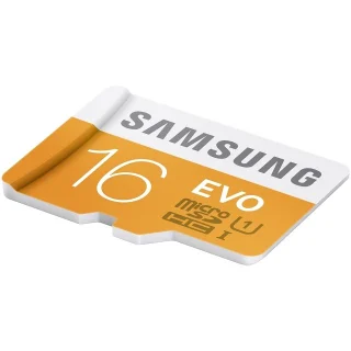 כרטיס זיכרון - SAMSUNG EVO - MICROSD 16GB - 48MB/S SAMSUNG