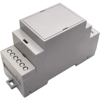 קופסת זיווד מפוליקרבונט - DIN-RAIL SERIES - 2M - 90X57.5X36MM MULTICOMP