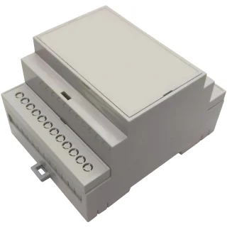 קופסת זיווד מפוליקרבונט - DIN-RAIL SERIES - 4M - 90X71X57.5MM MULTICOMP