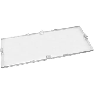 כיסוי שקוף לקופסת זיווד - DIN RAIL - D6MG - 42X102.1X2.5MM MULTICOMP