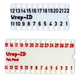 לוחית ID ממוספרת 