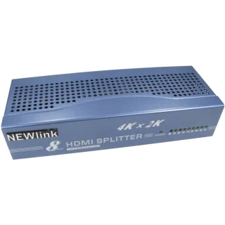 מפצל אקטיבי 8PORT , 3D & 4K - HDMI NEWLINK