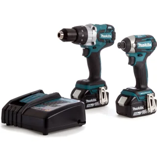 קיט מברגות מקצועית נטענות MAKITA DLX2176TJ - 18V MAKITA