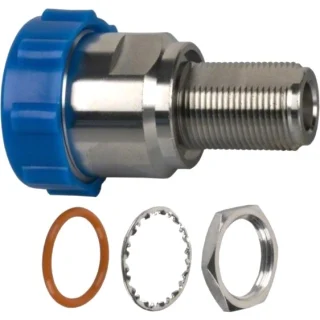 מתאם קואקסיאלי - DIN 7/16 SOCKET - N TYPE SOCKET B/H AMPHENOL