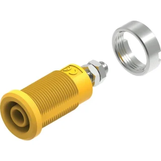 TENMA 4MM BANANA JACKS WITH M4 THREADED STUD ATTACHMENT