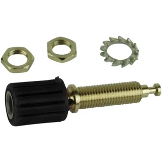 TENMA 4MM BANANA JACKS WITH SOLDER & M6 THREADED ATTACHMENT