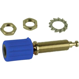 TENMA 4MM BANANA JACKS WITH SOLDER & M6 THREADED ATTACHMENT