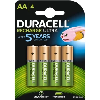 DURACELL ULTRALOCK  NIMH RECHARGEABLE BATTERIES