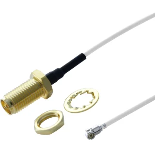 MULTICOMP REVERSE POLARITY SMA B/H TO U.FL CABLES