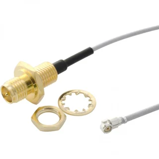 MULTICOMP IP67 RP-SMA (REAR LOCK) B/H TO U.FL CABLES