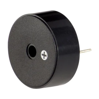 זמזם פיאזו למעגל מודפס - THROUGH HOLE - 3~20V - 95DB PRO-SIGNAL
