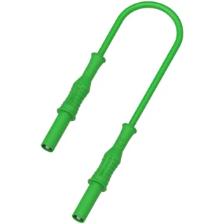 כבל בדיקה מבודד - 4MM PLUG ~ 4MM PLUG 1.5M - בידוד ירוק TENMA