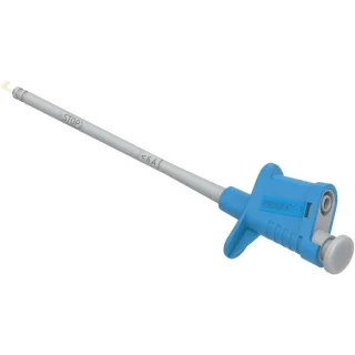 מחבר HOOK CLIP עם כניסת 4MM - בידוד כחול TENMA