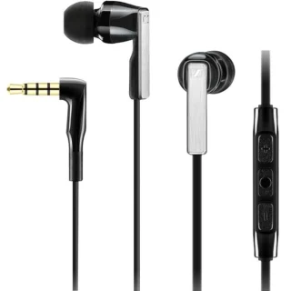 אוזניות סיליקון עם דיבורית סנהייזר - SENNHEISER CX 5.00G BLACK SENNHEISER