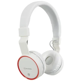 אוזניות BLUETOOTH עם רדיו AV:LINK PBH10 WHT - FM AV:LINK