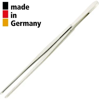 פינצטה מקצועית - 160MM - FLAT & ROUND DURATOOL