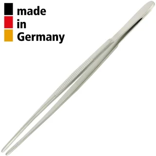 פינצטה מקצועית - 160MM - FLAT & ROUND DURATOOL