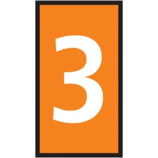 סימוניות ננעצות לכבלים - ספרה 3 - WIC - 5MM x 3MM HELLERMANN TYTON