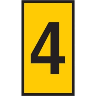 HELLERMANNTYTON PRE-PRINTED SNAP ON CABLE MARKERS - WIC SERIES