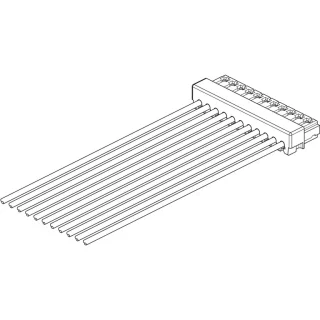 כבל התחברות למחברי JST - סדרת - XSR - שני מגעים - 50MM JST