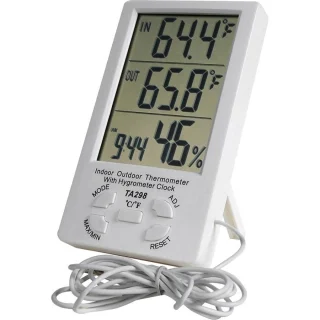 מד טמפרטורה / לחות דיגיטלי - IN / OUT WEATHER STATION TA298 PRO-SIGNAL