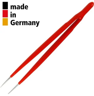 פינצטה מקצועית - 155MM - POINTED HEAD - SERRATED TIPS DURATOOL