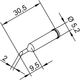 ERSA ERSADUR LONG-LIFE SOLDERING TIPS - 102 SERIES