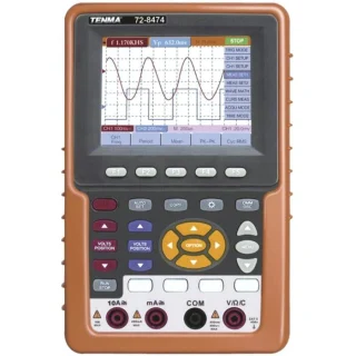 אוסילוסקופ ידני דיגיטלי - 2 ערוצים - 100MHZ - 500MSPS TENMA