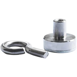 מגנט - NEO SHALLOW POT WITH EYELET - 20MM X 6MM ECLIPSE MAGNETICS