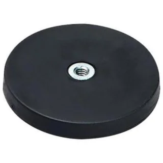 מגנט - NEO SHALLOW POT RUBBER COATED - 43MM X 6MM ECLIPSE MAGNETICS
