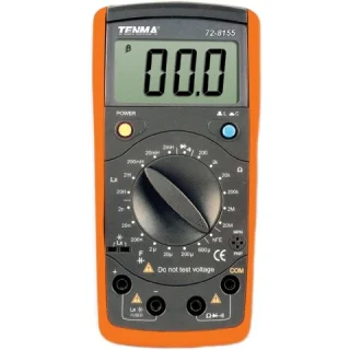 רב מודד דיגיטלי לנגדים / קבלים - CR SERIES - 72-8150 TENMA