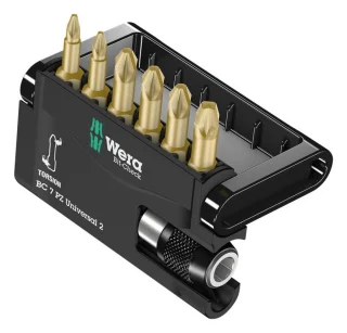 WERA 7PCS BIT ASSORTMENT - BIT CHECK 7 PZ UNIVERSAL 2