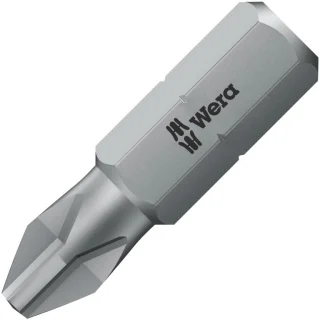 ביט למברגה - ראש פיליפס - WERA 851/1 Z - PH1 X 25MM WERA