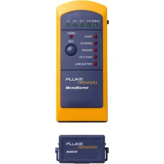 מכשיר לבדיקת כבלי תקשורת פלוק - FLUKE MicroMapper MI-8200-49A FLUKE NETWORKS