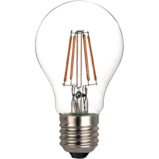 נורת WARM WHITE LED 8W - הברגה E27 - עדשת FILAMENT PRO-ELEC