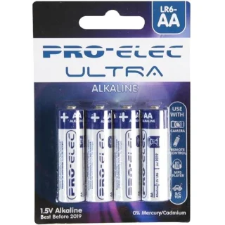 PRO-ELEC ULTRA ALKALINE BATTERIES