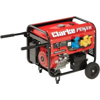 CLARKE INTERNATIONAL 5500W DUAL VOLTAGE PETROL GENERATOR - PG6500DVES