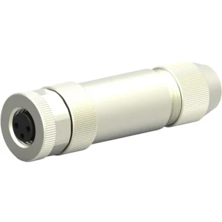 מחבר M8 מסוכך לסנסור - נקבה להברגה לכבל - 3 מגעים TE CONNECTIVITY