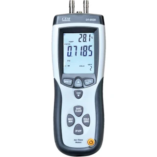 מודד לחץ / ספיקת אוויר ידני דיגיטלי - TENMA ST-8920 TENMA