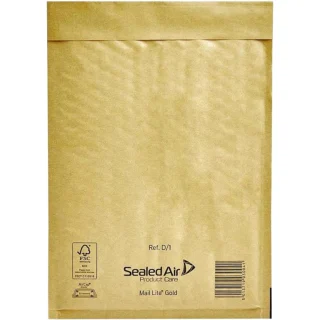 מעטפות מרופדות גודל SEALED AIR MAIL LITE GOLD - 260X180MM - D SEALED AIR