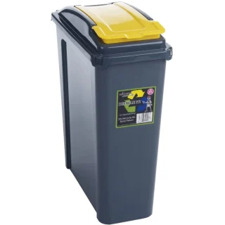 פח אשפה למחזור - WHAM RECYCLE IT - YELLOW - 25L WHAM