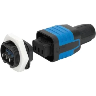 SCHURTER 4761 & 4762 SERIES IP67 / IP69K PROTECTION IEC CONNECTORS