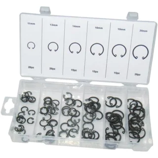 סט טבעות קפיציות - 100 יחידות - DURATOOL DURATOOL