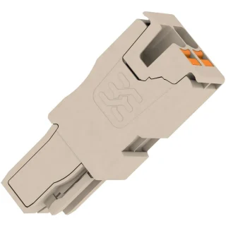 מחבר טרמינל בלוק - 2WAY , 2.5MM² , 24A , 800V , GREY WEIDMULLER