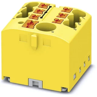 מחבר טרמינל בלוק - PTFIX 6/6X2,5 YE - 7 POLE , 24A , 500V PHOENIX CONTACT