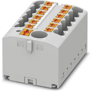 מחבר טרמינל בלוק - PTFIX 6/12X2,5 GY - 13 POLE , 24A , 500V PHOENIX CONTACT
